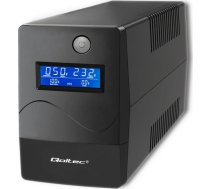 Qoltec 53977 Uninterruptible Power Supply  Monolith  450VA  240W  LCD  USB  RJ45 ( 53977 53977 ) nepārtrauktas barošanas avots UPS