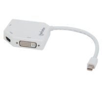 Manhattan 3-in-1  4K Mini-DisplayPort-Adapter HDMI/DVI/VGA ( 207362 207362 ) adapteris