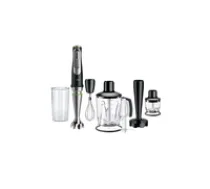 Braun MultiQuick 9 MQ 9147X 0.6 L Immersion blender 1200 W Black Stainless steel 8021098775153 ( 0X22111377 0X22111377 MQ9147X 0X22111546 20108801 MQ 9147X MQ0147X ) Blenderis
