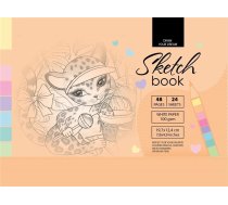 Fresh Szkicownik 12.4x19.7cm 48k pomaranczowy 457927 (4823089214795) ( JOINEDIT27870495 )