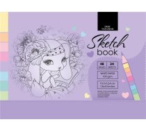 Fresh Szkicownik 12.4x19.7cm 48k fioletowy 457910 (4823089218205) ( JOINEDIT27870490 )