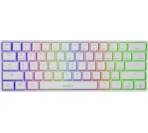 Genesis THOR 660 RGB Gaming keyboard RGB LED light US White Bluetooth Wired Wireless connection Gateron Red Switch ( NKG 1845 ) klaviatūra