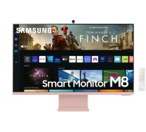Samsung Smart Monitor S32BM80PUU LED-Display 80 cm (32 Zoll)(UHD  VA  4ms  60Hz  Micro-HDMI  USB-C  rosa) ( LS32BM80PUUXEN LS32BM80PUUXEN ) monitors