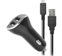 Ladowarka SteelPlay STEELPLAY Car Charger with 2 USB Ports 2.6A + 2m Charge Cable Switch JVASWI00025 (3760210990870) ( JOINEDIT30249743 ) iekārtas lādētājs