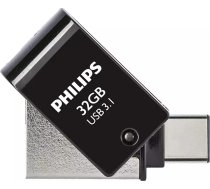 Philips 2 in 1 Black        32GB OTG USB C + USB 3.1 ( FM32DC152B/00 FM32DC152B/00 ) USB Flash atmiņa