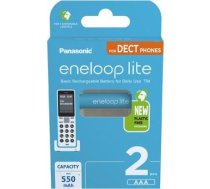 Panasonic Eneloop Lite 2x Micro AAA 550mAh DECT ( BK 4LCCE/2DE 52361162 5410853065005 BK 4LCCE/2DE PABK 4LCCE 2E ) Baterija