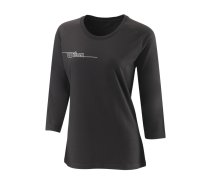 W TEAM II 3/4 SLEEVE TECH TEE Black ( WRA795601 WRA795601 )