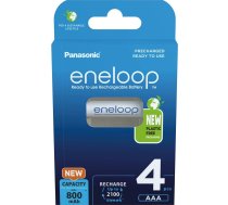 Panasonic Rechargeable Batteries ENELOOP BK-4MCDE/4BE AAA  800 mAh  4 pc(s) ( BK 4MCDE/4BE 10853KVG 214431 232828 52362199 5410853064305 BK 4MCDE/4BE BK 4MCDE/4CP ) Baterija