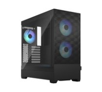 Fractal Design op Air RGB Black TG Clear Tint ATX mATX Mini ITX Power supply included No ( FD C POR1A 06 ) Datora korpuss