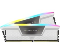 CORSAIR Vengeance RGB - DDR5 - kit - 32 GB: 2 x 16 GB - DIMM 288-pin - 5200 MHz / PC5-41600 ( CMH32GX5M2B5200C40W ) operatīvā atmiņa