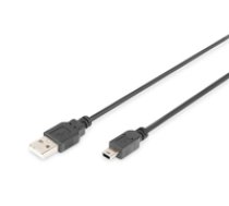 Digitus DB-300130-030-S USB 2.0 Kabel Typ A - mini B (5pin) St/St  3m ( DB 300130 030 S DB 300130 030 S DB 300130 030 S ) kabelis  vads