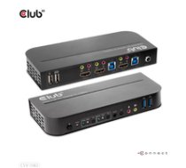 Club3D KVM Switch 4K60Hz 2x HDMI  HDMI/2xUSB/Audio retail ( CSV 1382 CSV 1382 CSV 1382 ) KVM komutators