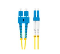 Fiber optic patchcord Sm Sc/Upc-Lc/Upc Duplex 3.0Mm 1M yellow ( FO SULU SD11 0010 YE FO SULU SD11 0010 YE FO SULU SD11 0010 YE ) tīkla kabelis