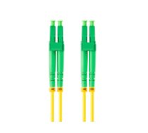 Fiber optic patchcord Sm Lc/Apc-Lc/Apc Duplex 3.0Mm 1M yellow ( FO LALA SD11 0010 YE FO LALA SD11 0010 YE FO LALA SD11 0010 YE ) tīkla kabelis