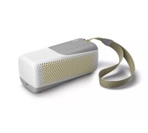 Philips Wireless speaker TAS4807W/00  P67 dust/water protection  Up to 12 hours of music  Built-in mic for calls  20 W  white ( TAS4807W/00 TAS4807W/00 ) akustiskā sistēma