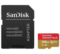 SanDisk Extreme microSDXC 256GB + SD Adapter ( SDSQXBD 256G GN6MA SDSQXBD 256G GN6MA ) atmiņas karte