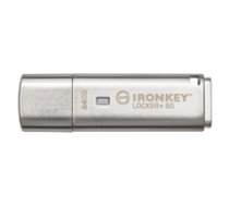 Kingston Technology IronKey Locker+ 50   USB flash drive 64 GB USB ( IKLP50/64GB IKLP50/64GB IKLP50/64GB ) USB Flash atmiņa