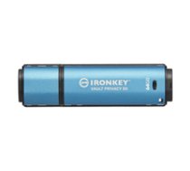 KINGSTON 64GB IronKey Vault Privacy USB ( IKVP50/64GB IKVP50/64GB IKVP50/64GB ) USB Flash atmiņa
