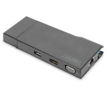 DIGITUS DA-70894 - docking station - USB 3.0 - VGA  HDMI - GigE ( DA 70894 DA 70894 DA 70894 ) dock stacijas HDD adapteri