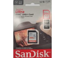 SanDisk Ultra 256GB SDXC Memory Card 150MB/s; EAN:619659200237 ( SDSDUNC 256G GN6IN ) atmiņas karte