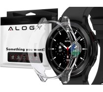 Alogy Etui silikonowe Alogy case do Samsung Galaxy Watch 4 Classic 42mm Przezroczyste 10625 (5907765652404) ( JOINEDIT32027843 )