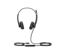 Yealink UH34 Lite Dual UC - Headset - On-Ear - kabelgebunden - USB - Schwarz - für Yealink SIP-T43  T46  T48  T53  T54  T57  VP59  T58  VP59 ( 1308049 1308049 1308049 ) austiņas