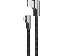 AUKEY CB-AL01 Black OEM Cable Quick Charge Lightning-USB  2m  MFi Apple ( CB AL01 BLACK CB AL01 BLACK ) USB kabelis