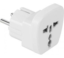 Adapter sieciowy AC PL/EU gniazdo UK/USA bialy/white QZ36 ZLA0566F (5901890017169) ( JOINEDIT33967393 ) TV aksesuāri