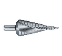 HSS Step Drill O4-12 mm. Step 1 mm. Helicoidal flute. Bright  uncoated (blister) ( 11448520412 11448520412 )