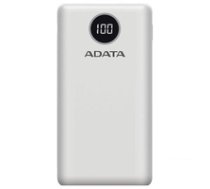 ADATA Power bank P20000QCD 20000 mAh  Li-Polymer  White ( AP20000QCD DGT CWH AP20000QCD DGT CWH AP20000QCD DGT CWH ) iekārtas lādētājs