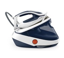 TEFAL Steam Station Pro Express GV9712E0 3000 W 1.2 L 7.7 bar Auto power off Vertical steam function Calc-clean function White/Blue 1 ( GV9712E0 3121040085127 NAD131 990000321 ) Gludeklis