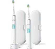 Philips Sonicare HX6807 Protective Clean 4300/35 electric toothbrush (white  incl. 2 handpiece) ( hx6807735 hx6807735 ) mutes higiēnai