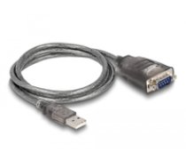 DELOCK Adapter USB 2.0 Typ-A  Seriell RS-232 D-Sub 9 Pin St ( 61400 61400 61400 ) adapteris