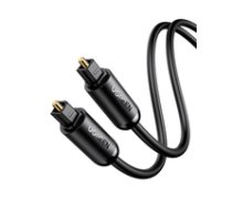 UGREEN AV122 Toslink Audio optical cable aluminum braided 1.5m (black) ( 6957303878918 70891 UGR596BLK ) USB kabelis