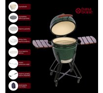 TunaBone Kamado classic 21" grill Size M Green ( TBG21GREEN 01 ) Dārza grili