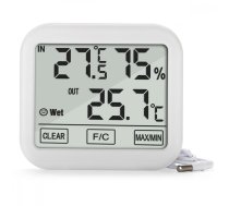 Weather Station Thermometer Hygrometer Indoor Outdoor Temperature Humidity ( GB381 GB381 ) Klimata iekārta