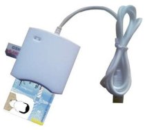 Transcend  Smart Card Reader USB PC/SC N68 White ( 2000000643144 EZ100PU N68 EZ100PU N68 White ) karšu lasītājs