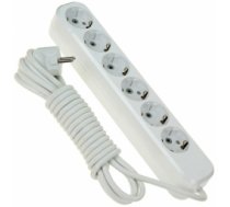 Belight Extension Cord with 6 sockets Earthed 3m 5901854565507 ( 5901854565507 5901854565507 ) elektrības pagarinātājs