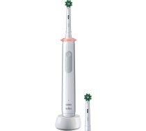 Braun Oral-B Pro 3 3000 CrossAction  electric toothbrush (white) ( 8006540760857 756037 760857 PRO 3 3000 CROSS ACTION WH ) masāžas ierīce