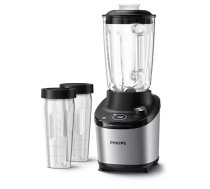 Philips High Speed Blender HR3760/10 7000 Series Tabletop 1500 W Jar material Glass Jar capacity 2 L Ice crushing Metal/Black ( HR3760/10 ) Blenderis
