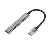 Equip USB-Hub 4-Port 3.0  -1x3.0 3x2.0   o.Netzteil grau ( 128960 128960 128960 ) USB centrmezgli
