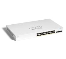 Cisco CBS220-24P-4X network switch Managed L2 Gigabit Ethernet (10/100/1000) Power over Ethernet (PoE) White ( CBS220 24P 4X EU CBS220 24P 4X EU ) komutators