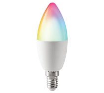 LED spuldze 6W C37 E14 3000k Wi-Fi RGB Tuya BESK ( 9119891 ) apgaismes ķermenis