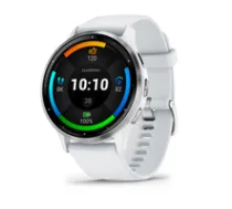 Garmin Venu 3 3.56 cm (1.4quot;) AMOLED Digital 454 x 454 pixels Touchscreen Silver White Wi-Fi GPS (satellite) 010-02784-00 ( 010 02784 00 ) Viedais pulkstenis smartwatch