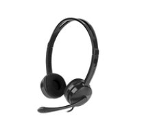 Natec Headset Canary Go Wired On-Ear Microphone Noise canceling Black (nedaudz boj. iepakoj.) ( NSL 1665 BOX NSL 1665 ) austiņas