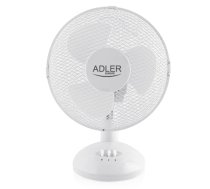 Adler AD 7302 Desk Fan  Number of speeds 2  60 W  Oscillation  Diameter 23 cm  White ( AD 7302 AD 7302 ) Klimata iekārta