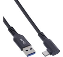 InLine InLine Registered USB 3.2 Gen.1 cable USB-C plug angled - USB-A plug for VR black 5m ( 35715V Inline_ 35715V ) kabelis datoram