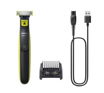 Philips QP2724/20 OneBlade Shaver/Trimmer  Face  Black/Green ( QP2724/20 QP2724/20 8720689020725 QP2724/10 QP2724/20 ) Vīriešu skuveklis