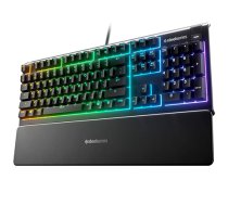 SteelSeries Apex 3 Gaming Keyboard  NOR Layout  Wired  Black ( 64803 64803 64803 ) klaviatūra
