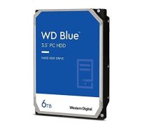 WD Blue 6TB SATA 3.5in PC 6 Gb/s HDD ( WD60EZAX WD60EZAX ) cietais disks